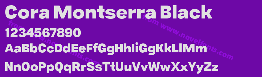 Cora Montserra BlackPreview