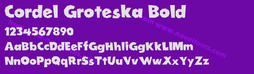 Cordel Groteska BoldPreview Cordel Groteska BoldPreview