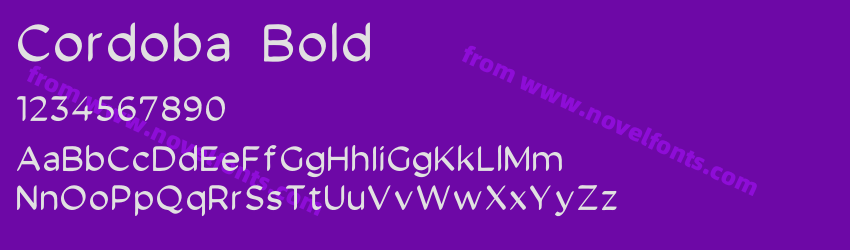 Cordoba BoldPreview Cordoba BoldPreview