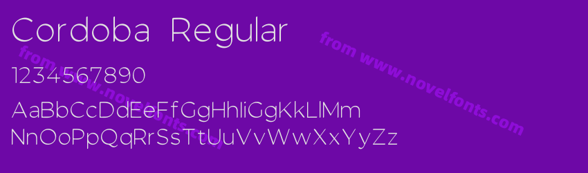 Cordoba RegularPreview Cordoba RegularPreview
