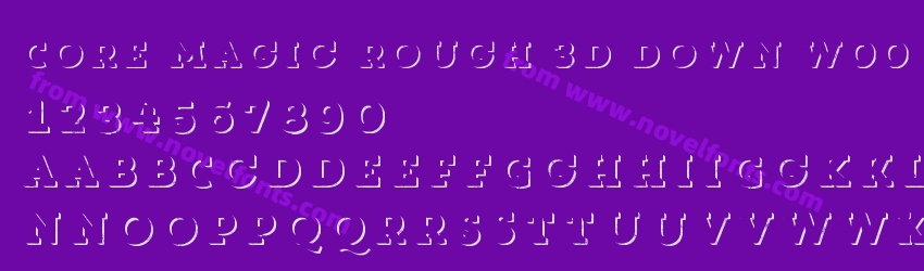Core Magic Rough 3D Down W00 RgPreview Core Magic Rough 3D Down W00 RgPreview