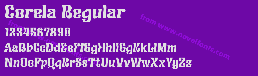 Corela RegularPreview Corela RegularPreview