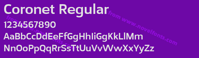 Coronet RegularPreview Coronet RegularPreview