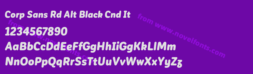 Corp Sans Rd Alt Black Cnd ItPreview Corp Sans Rd Alt Black Cnd ItPreview
