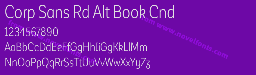 Corp Sans Rd Alt Book CndPreview Corp Sans Rd Alt Book CndPreview