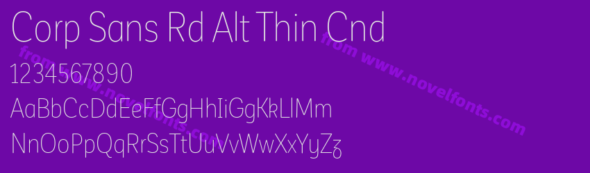 Corp Sans Rd Alt Thin CndPreview Corp Sans Rd Alt Thin CndPreview