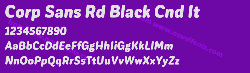 Corp Sans Rd Black Cnd ItPreview Corp Sans Rd Black Cnd ItPreview
