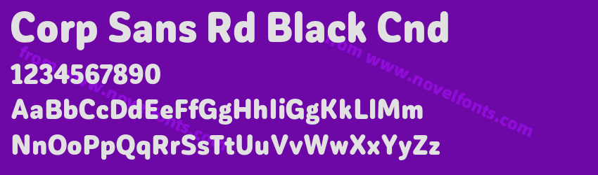 Corp Sans Rd Black CndPreview Corp Sans Rd Black CndPreview