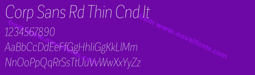 Corp Sans Rd Thin Cnd ItPreview Corp Sans Rd Thin Cnd ItPreview