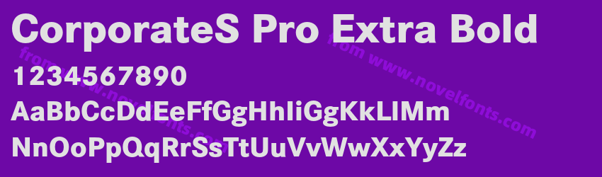 CorporateS Pro Extra BoldPreview CorporateS Pro Extra BoldPreview