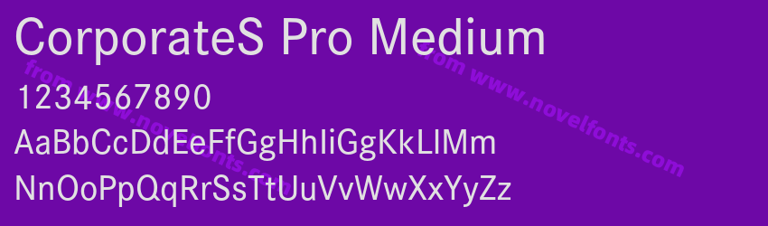 CorporateS Pro MediumPreview CorporateS Pro MediumPreview
