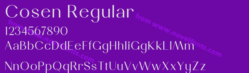Cosen RegularPreview Cosen RegularPreview