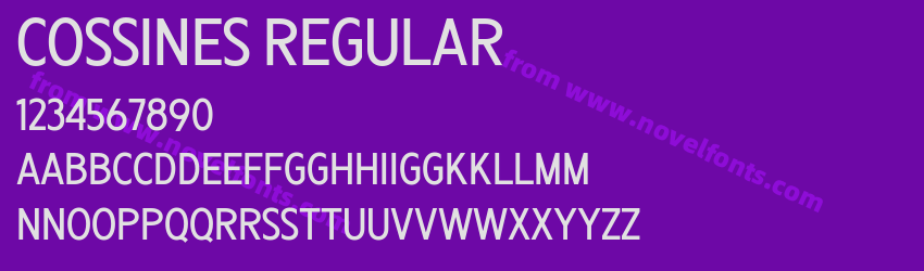 Cossines RegularPreview