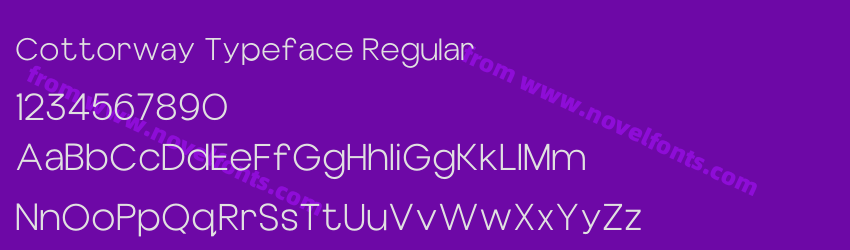 Cottorway Typeface RegularPreview Cottorway Typeface RegularPreview