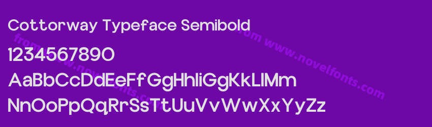 Cottorway Typeface SemiboldPreview Cottorway Typeface SemiboldPreview