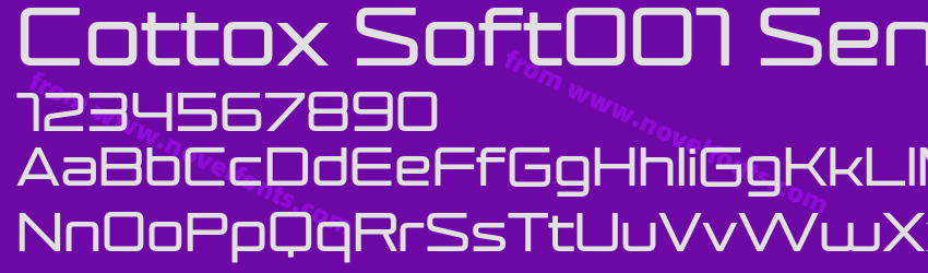 Cottox Soft001 SemiboldPreview Cottox Soft001 SemiboldPreview