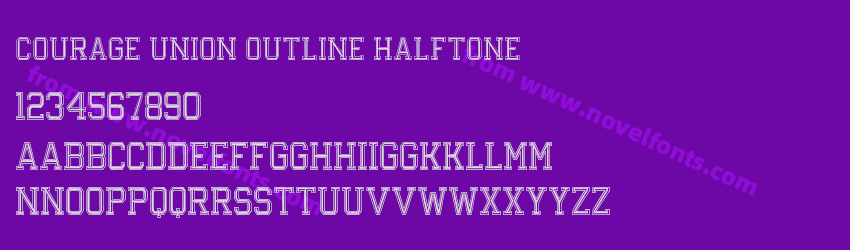 Courage Union Outline HalftonePreview Courage Union Outline HalftonePreview