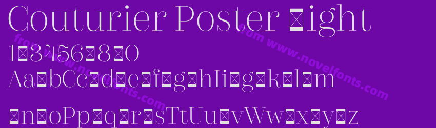 Couturier Poster LightPreview