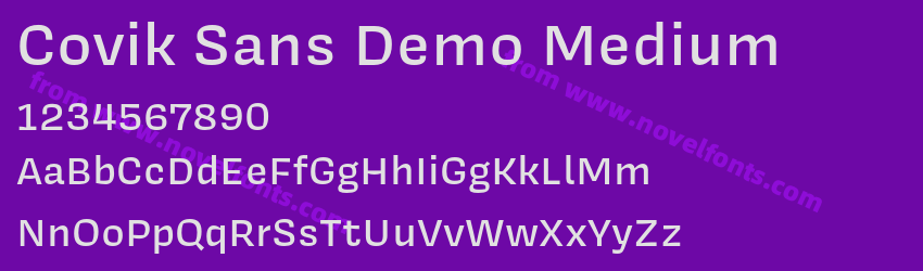 Covik Sans Demo MediumPreview Covik Sans Demo MediumPreview