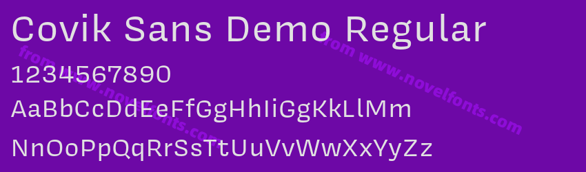Covik Sans Demo RegularPreview Covik Sans Demo RegularPreview