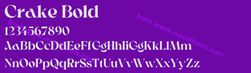 Crake BoldPreview