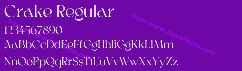 Crake RegularPreview