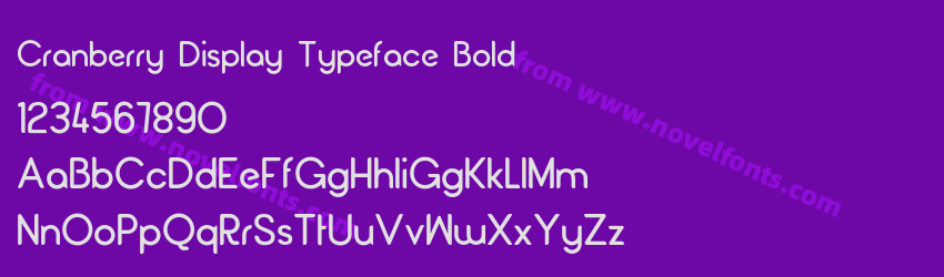 Cranberry Display Typeface BoldPreview Cranberry Display Typeface BoldPreview