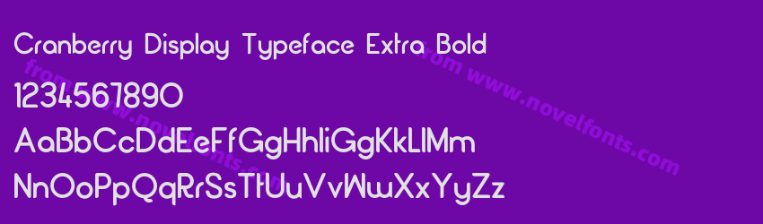 Cranberry Display Typeface Extra BoldPreview Cranberry Display Typeface Extra BoldPreview