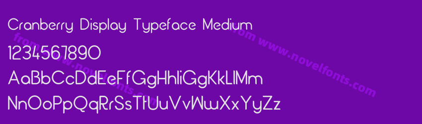 Cranberry Display Typeface MediumPreview Cranberry Display Typeface MediumPreview