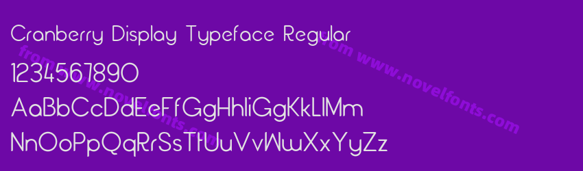 Cranberry Display Typeface RegularPreview Cranberry Display Typeface RegularPreview
