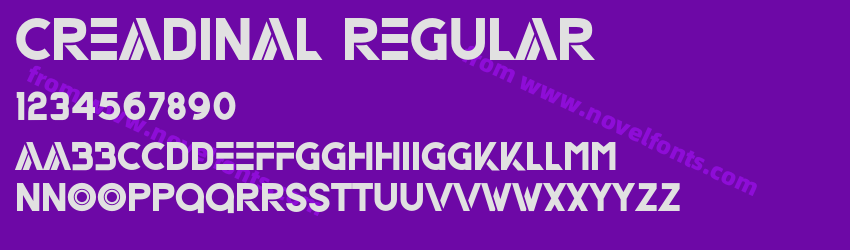 Creadinal RegularPreview Creadinal RegularPreview