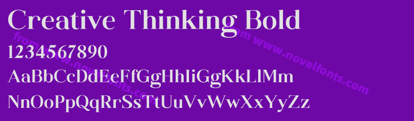 Creative Thinking BoldPreview Creative Thinking BoldPreview