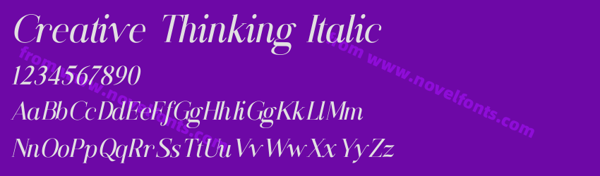 Creative Thinking ItalicPreview Creative Thinking ItalicPreview