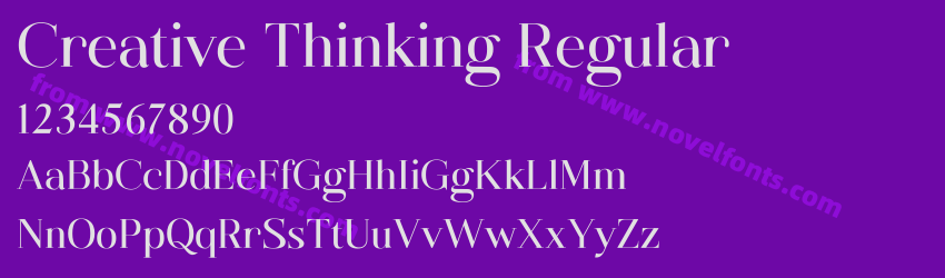 Creative Thinking RegularPreview Creative Thinking RegularPreview
