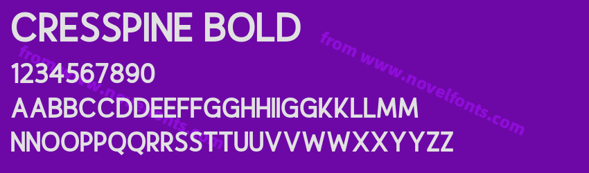 Cresspine BoldPreview
