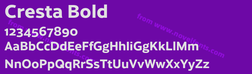 Cresta BoldPreview Cresta BoldPreview