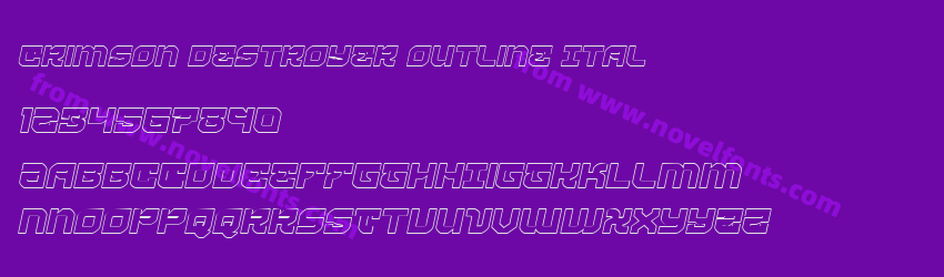 Crimson Destroyer Outline ItalPreview Crimson Destroyer Outline ItalPreview