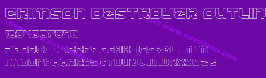 Crimson Destroyer OutlinePreview Crimson Destroyer OutlinePreview