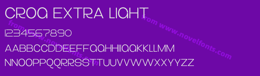 Crog Extra LightPreview Crog Extra LightPreview
