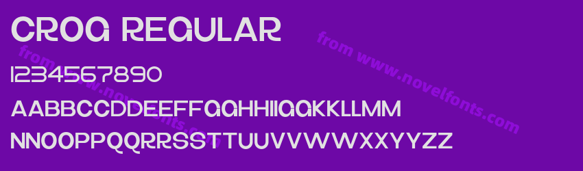 Crog RegularPreview Crog RegularPreview