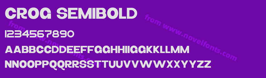 Crog SemiboldPreview Crog SemiboldPreview