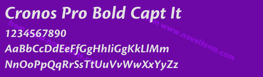 Cronos Pro Bold Capt ItPreview Cronos Pro Bold Capt ItPreview
