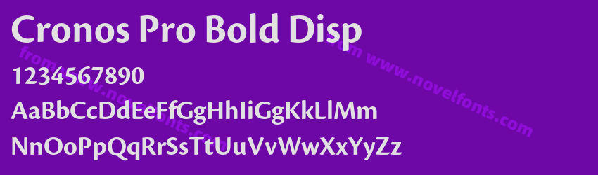 Cronos Pro Bold DispPreview Cronos Pro Bold DispPreview