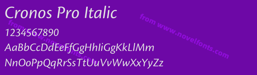 Cronos Pro ItalicPreview Cronos Pro ItalicPreview