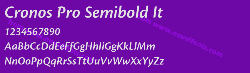 Cronos Pro Semibold ItPreview Cronos Pro Semibold ItPreview