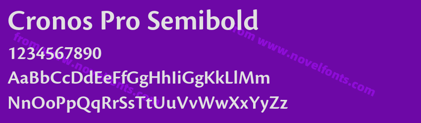 Cronos Pro SemiboldPreview Cronos Pro SemiboldPreview