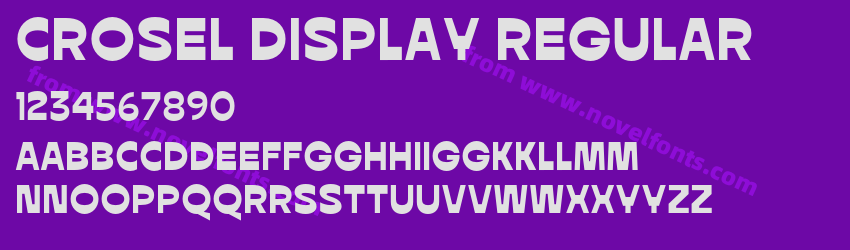 Crosel Display RegularPreview Crosel Display RegularPreview