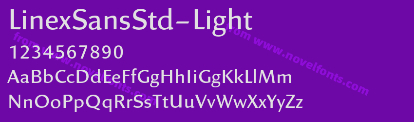 LinexSansStd-LightPreview