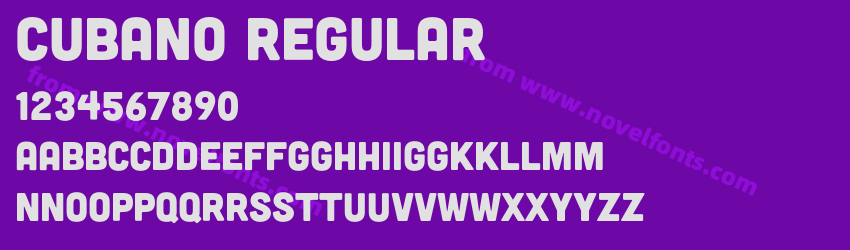Cubano RegularPreview Cubano RegularPreview