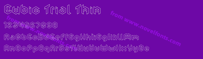 Cubic Trial ThinPreview Cubic Trial ThinPreview